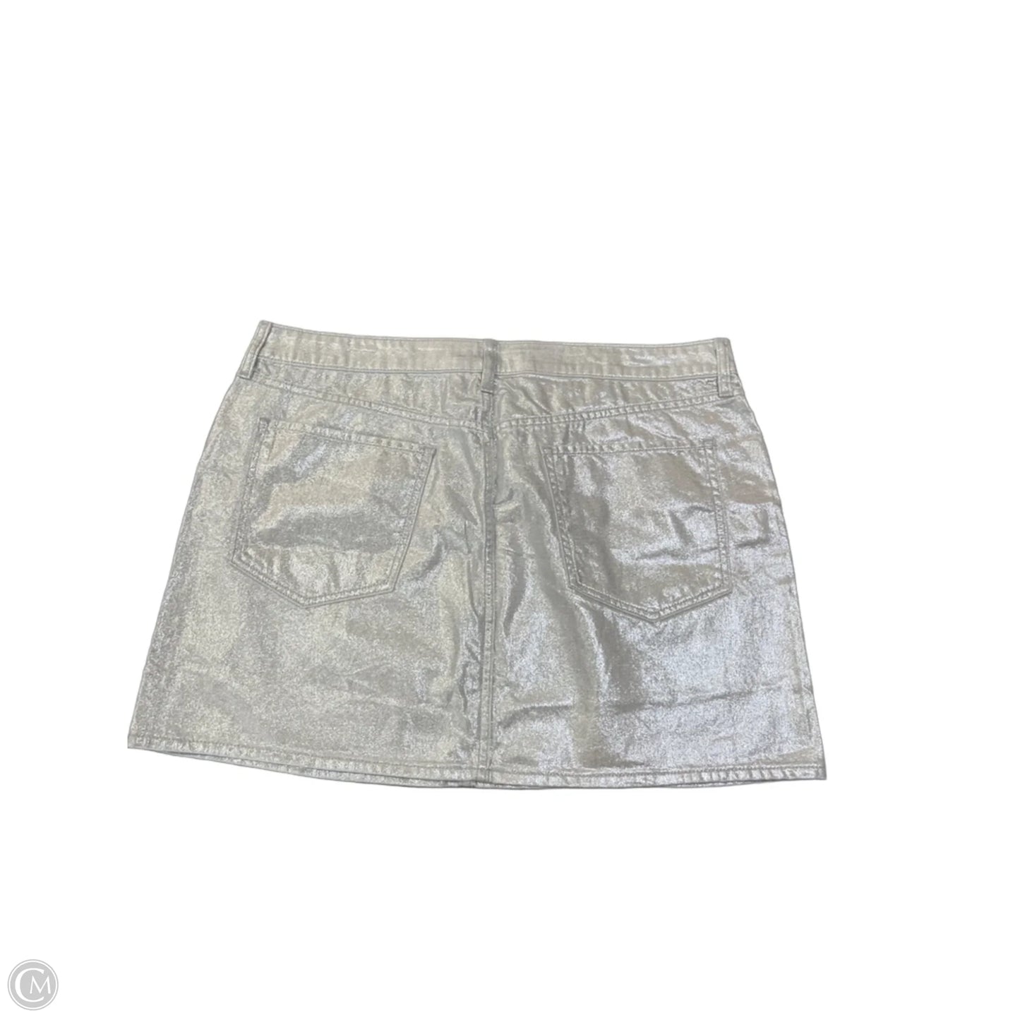 Skirt Mini & Short By Old Navy In Silver, Size: Xl