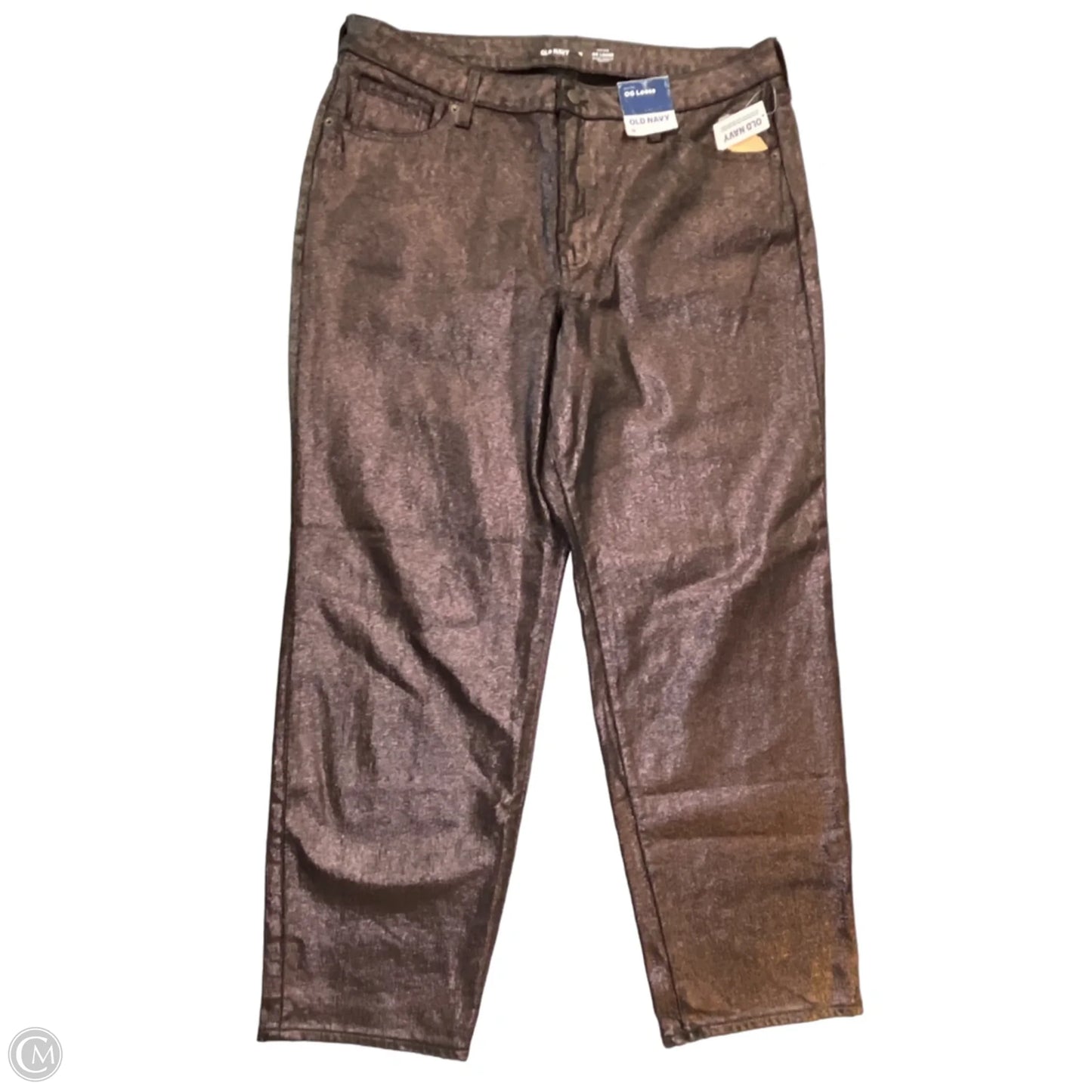 Jeans Wide Leg By Old Navy In Brown Denim, Size: 16