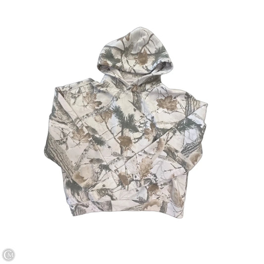Sweatshirt Hoodie By Hollister In Camouflage Print, Size: L