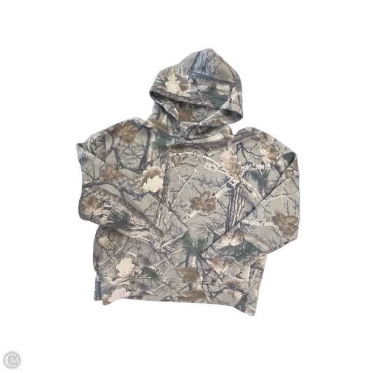 Sweatshirt Hoodie By Hollister In Camouflage Print, Size: M
