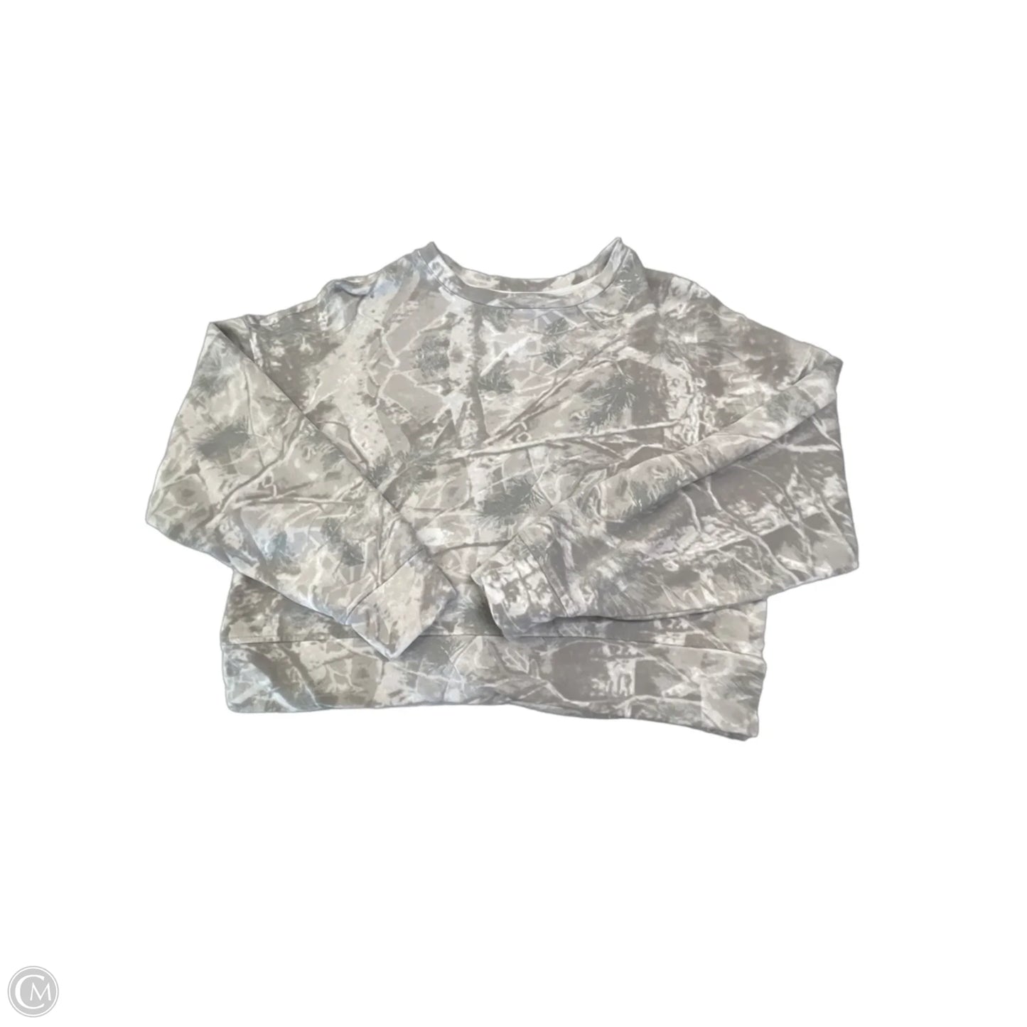 Top Long Sleeve By Thread And Supply In Camouflage Print, Size: M