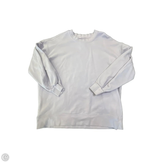 Athletic Sweatshirt Crewneck By Lululemon In Purple, Size: L