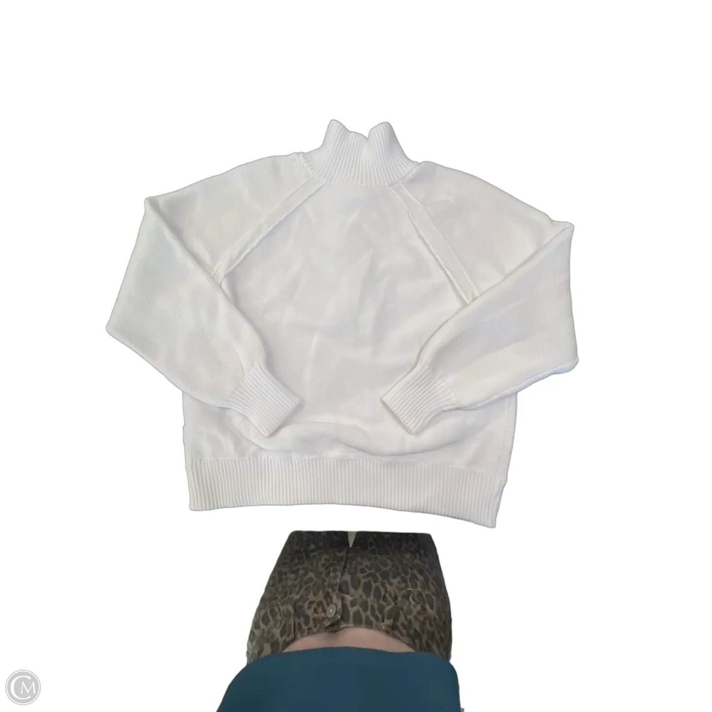 Sweatshirt Collar By Aerie In White, Size: M