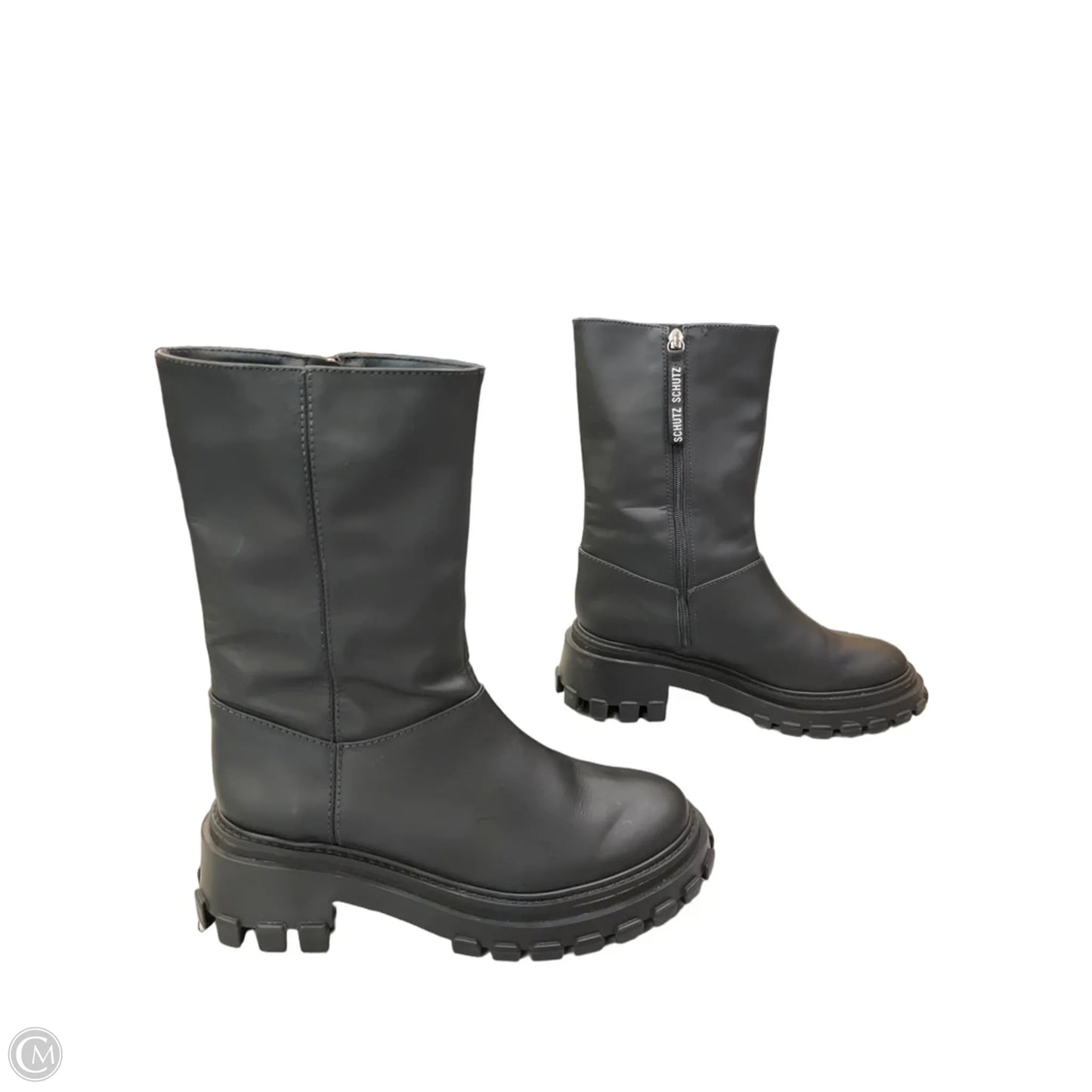 Boots Combat By Schutz In Black, Size: 8.5