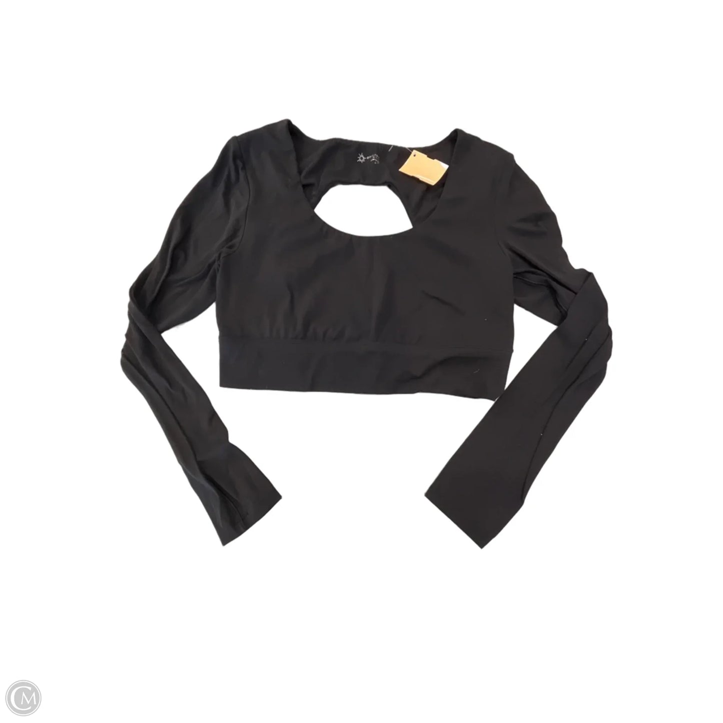 Athletic Top Long Sleeve Crewneck By Offline In Black, Size: L