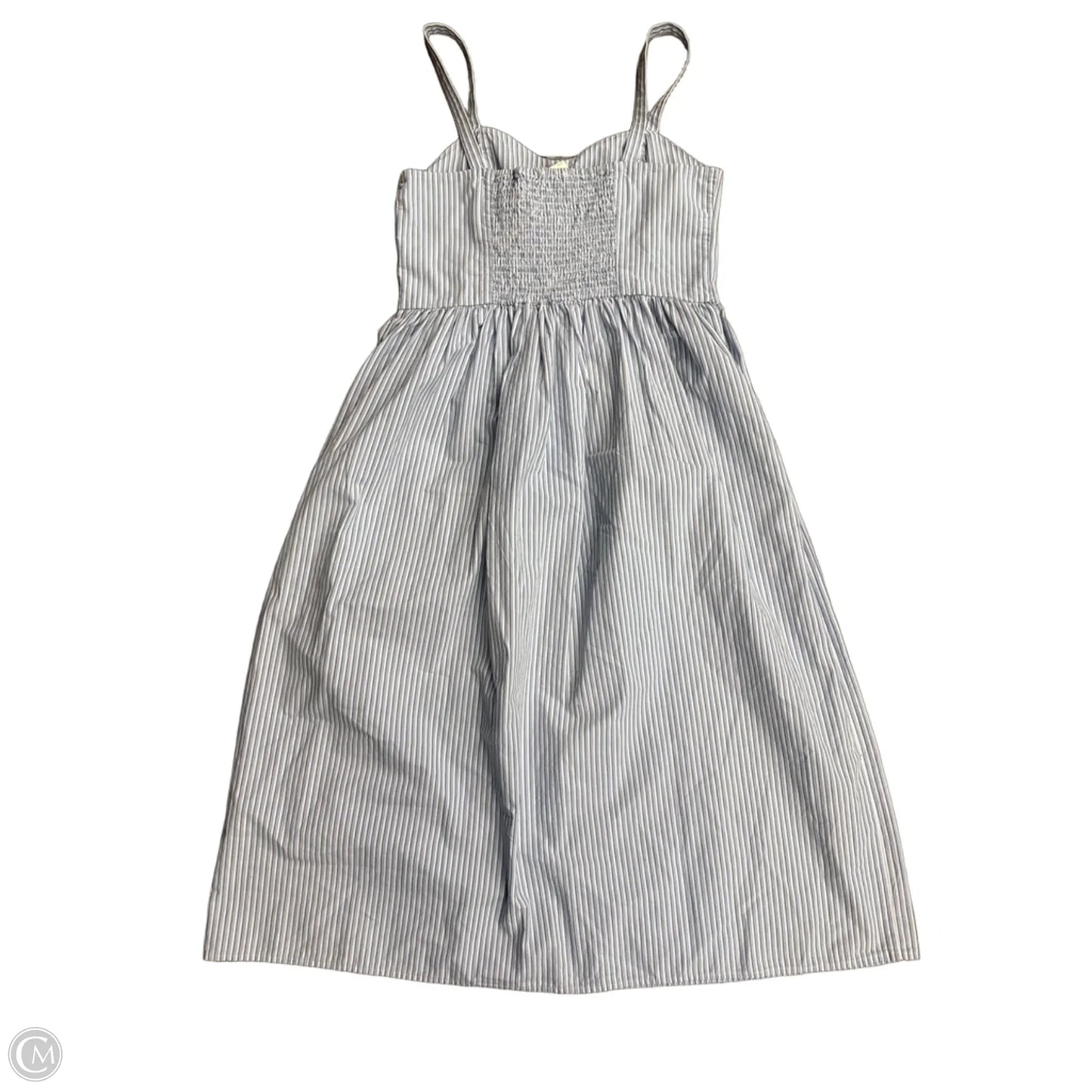 Dress Casual Midi By Levis In Striped Pattern, Size: L