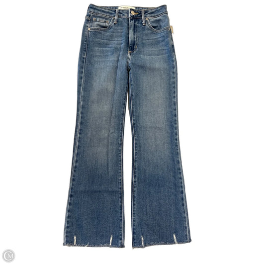 Jeans Flared By Just Black In Blue Denim, Size: 0