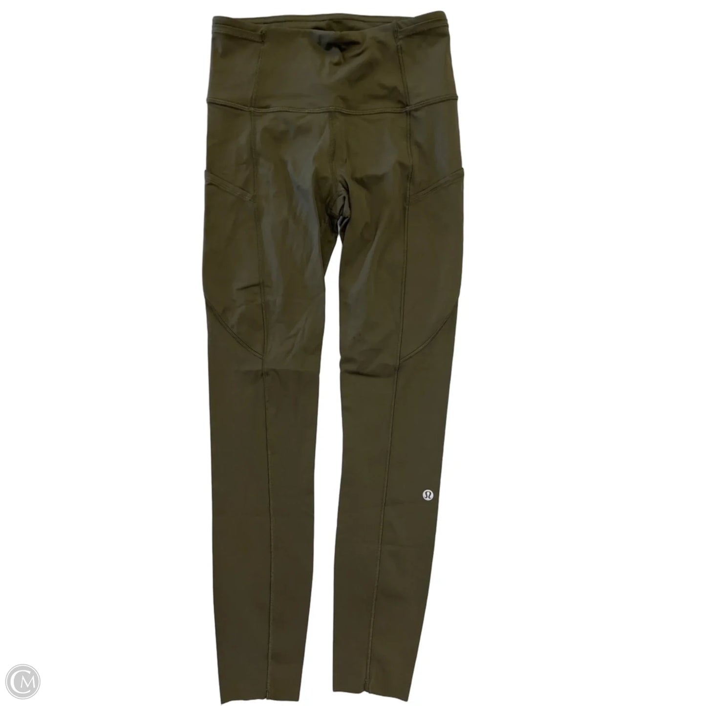 Athletic Leggings By Lululemon In Green, Size: S