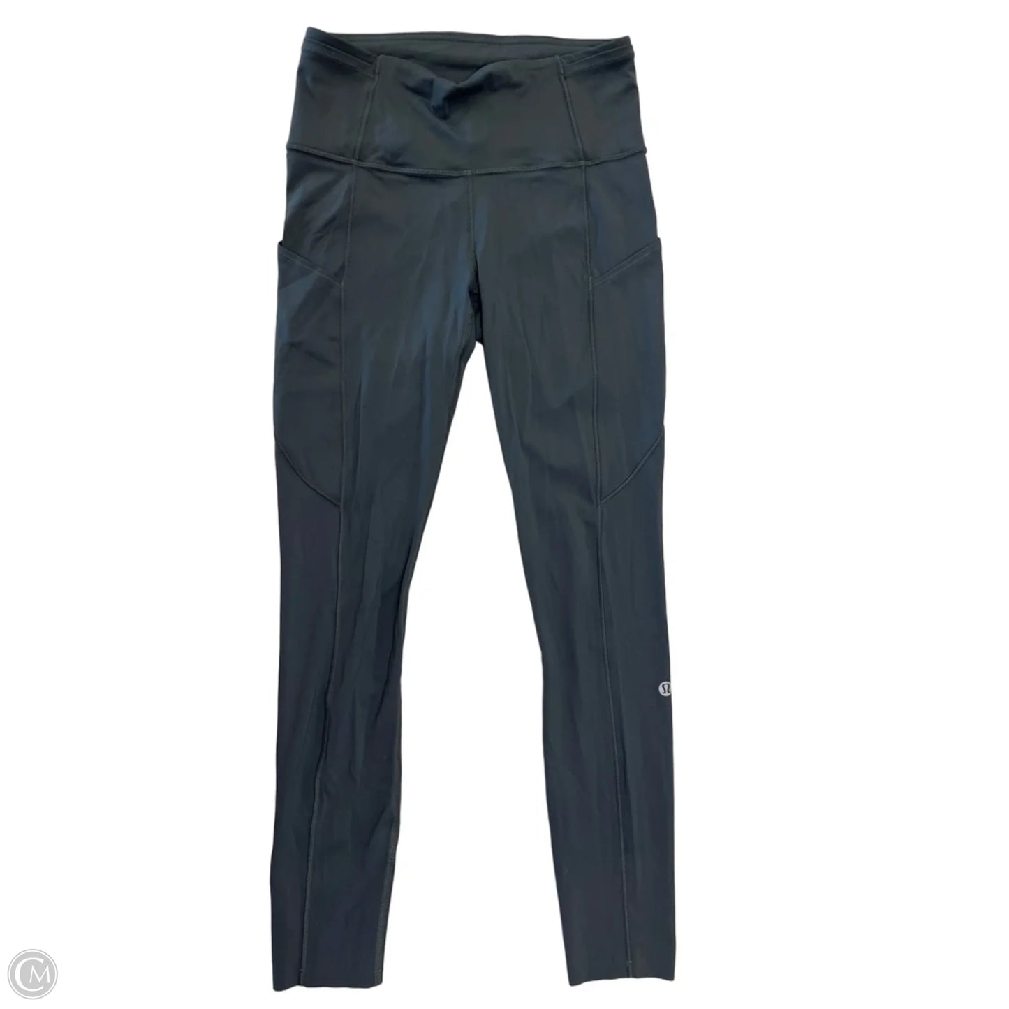 Athletic Leggings By Lululemon In Grey, Size: S