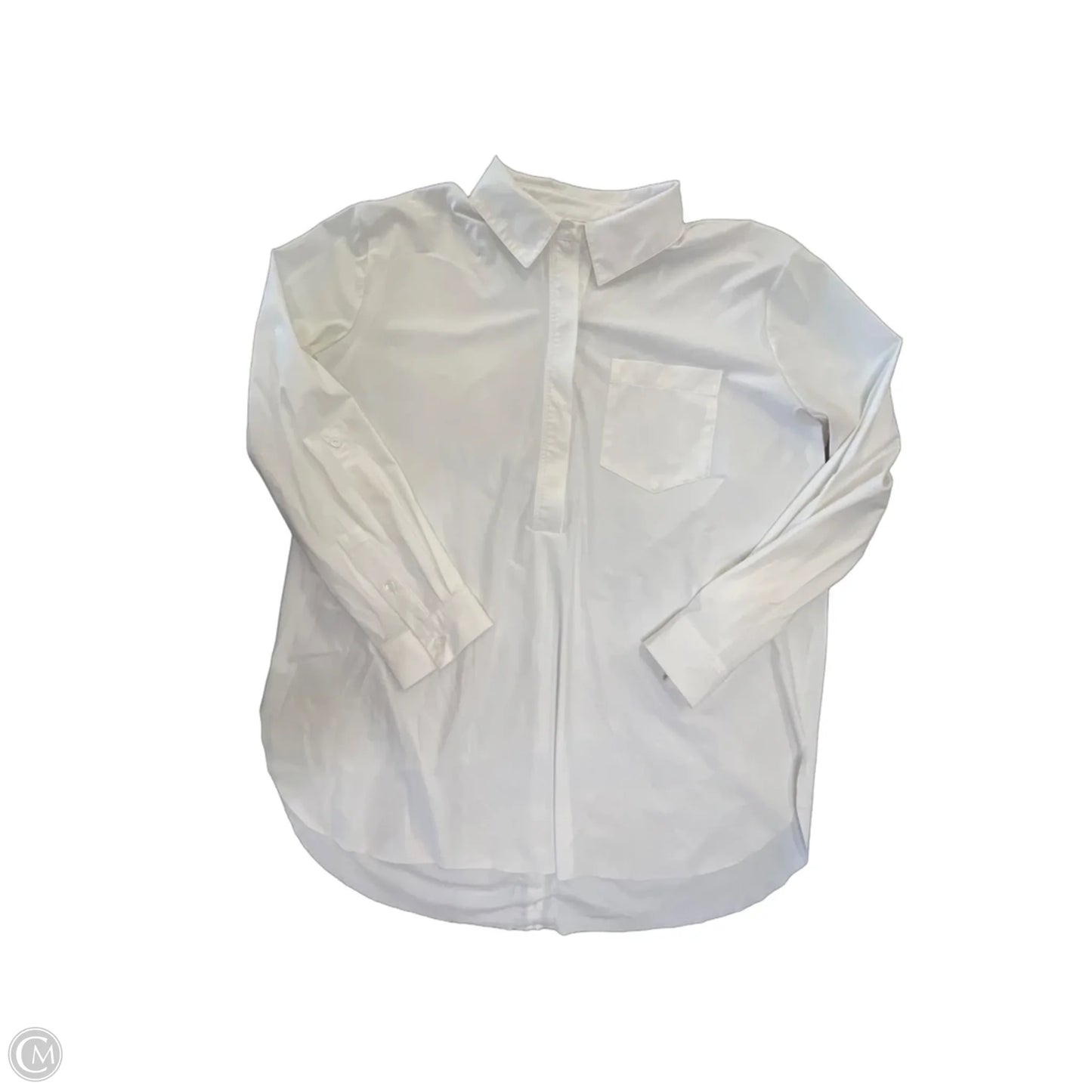 Blouse Long Sleeve By Lysse In White, Size: L