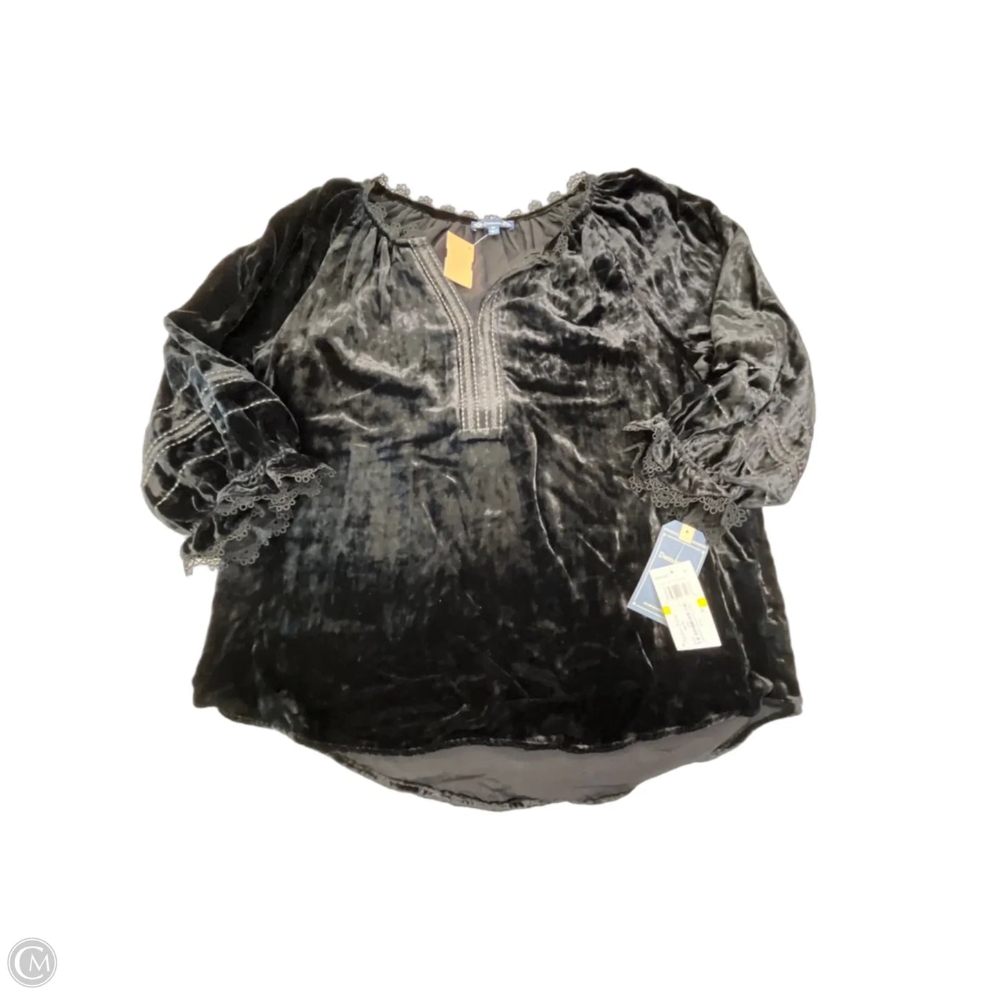 Blouse Long Sleeve By Democracy In Black, Size: M