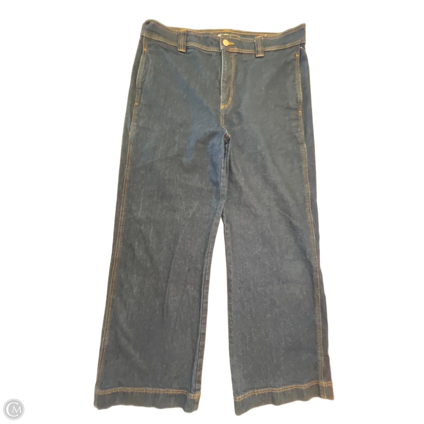 Jeans Wide Leg By Loft In Blue Denim, Size: 12