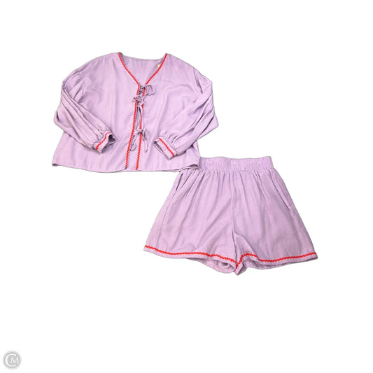 Shorts Set By Clothes Mentor In Purple, Size: S