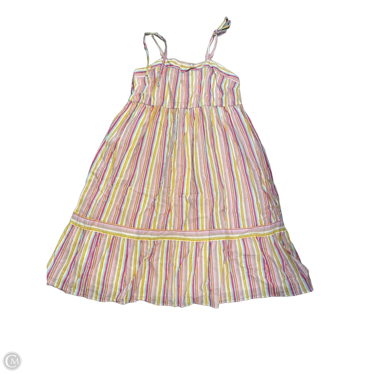 Dress Casual Midi By Lane Bryant In Striped Pattern, Size: 1x