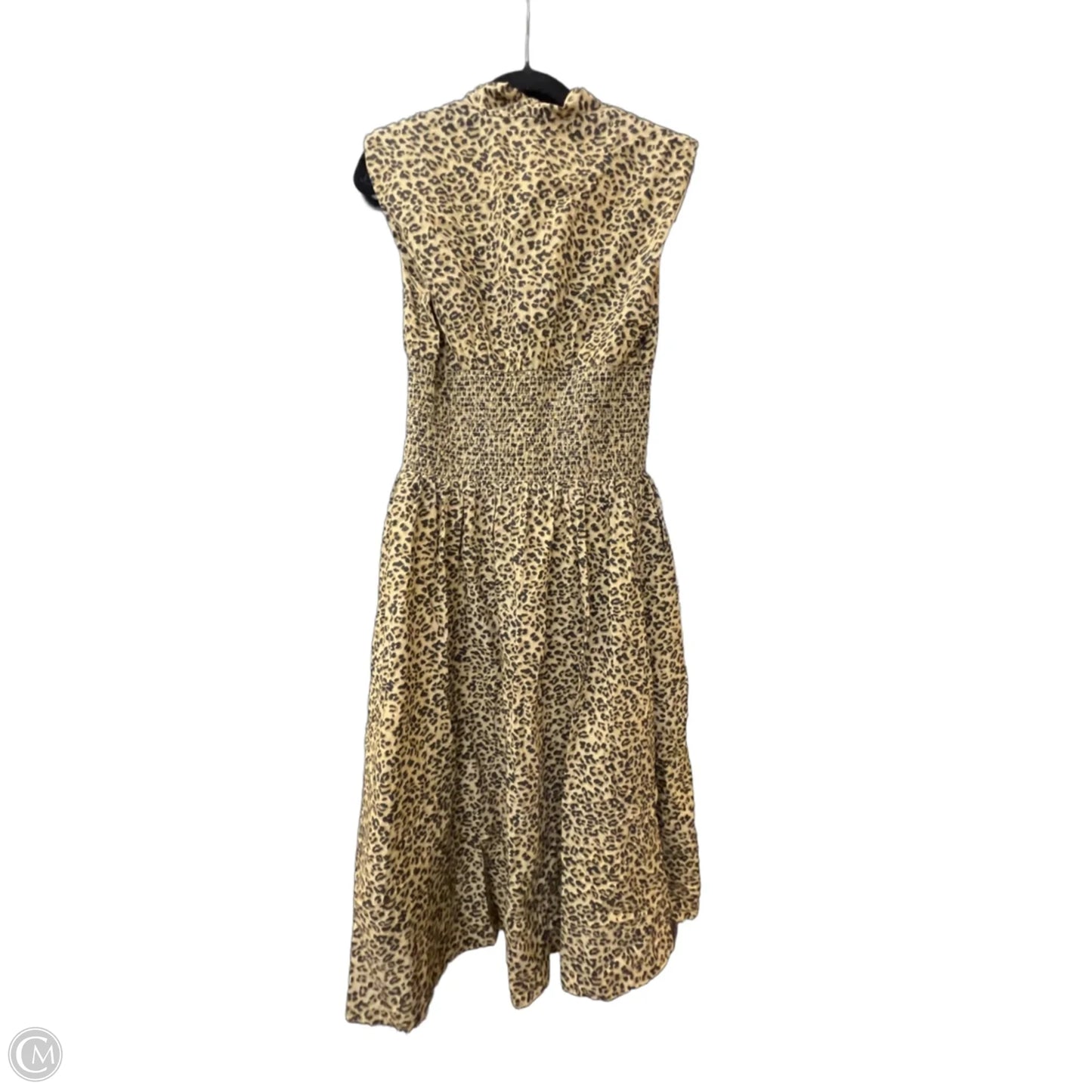 Dress Casual Midi By Anthropologie In Leopard Print, Size: S