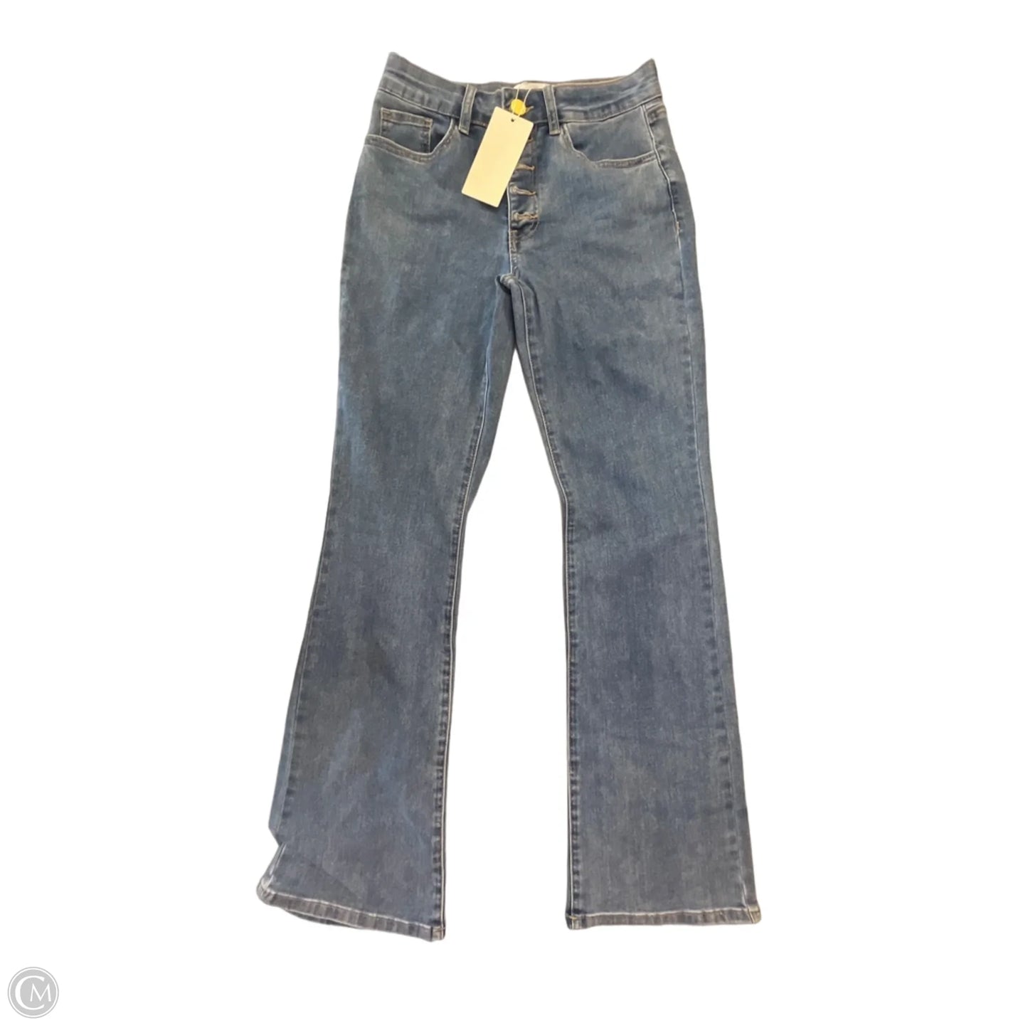 Jeans Boot Cut By Cmb In Blue Denim, Size: 4