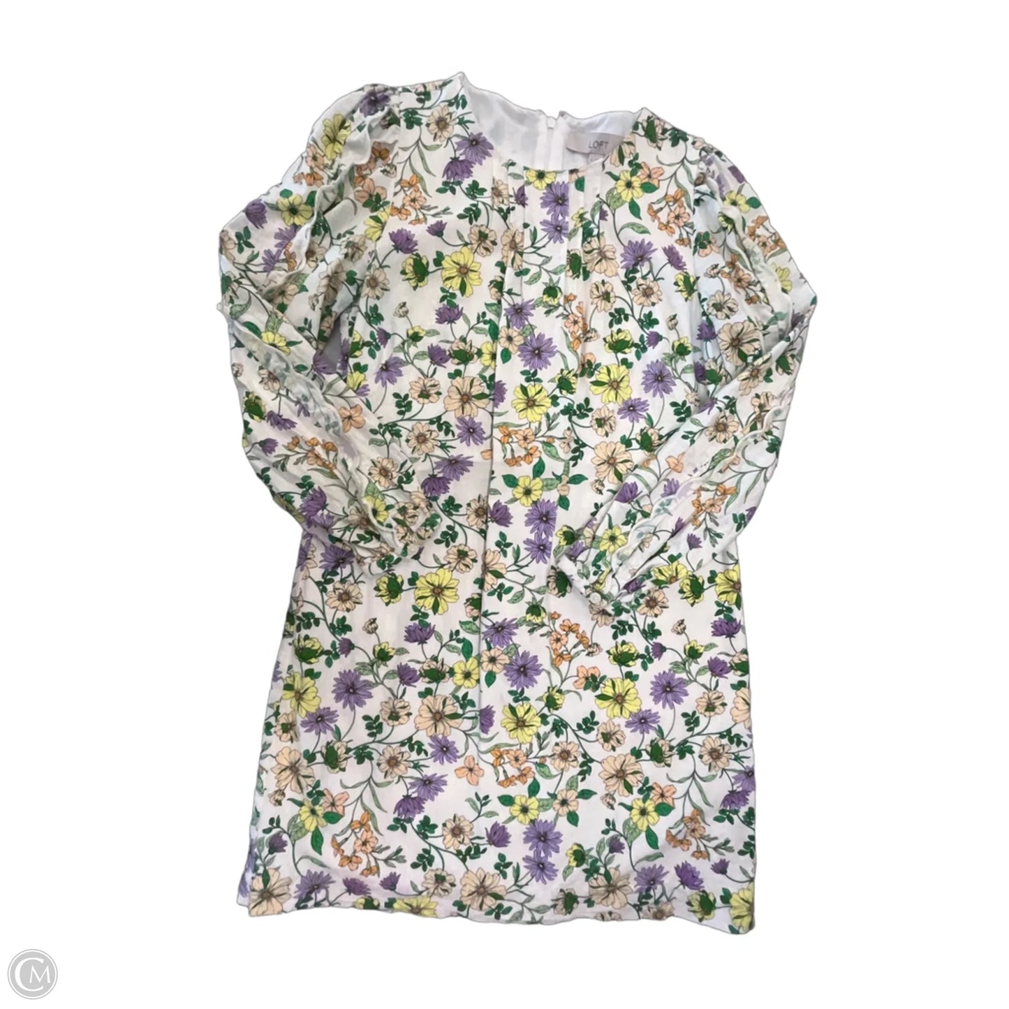 Dress Casual Short By Loft In Cream, Size: S