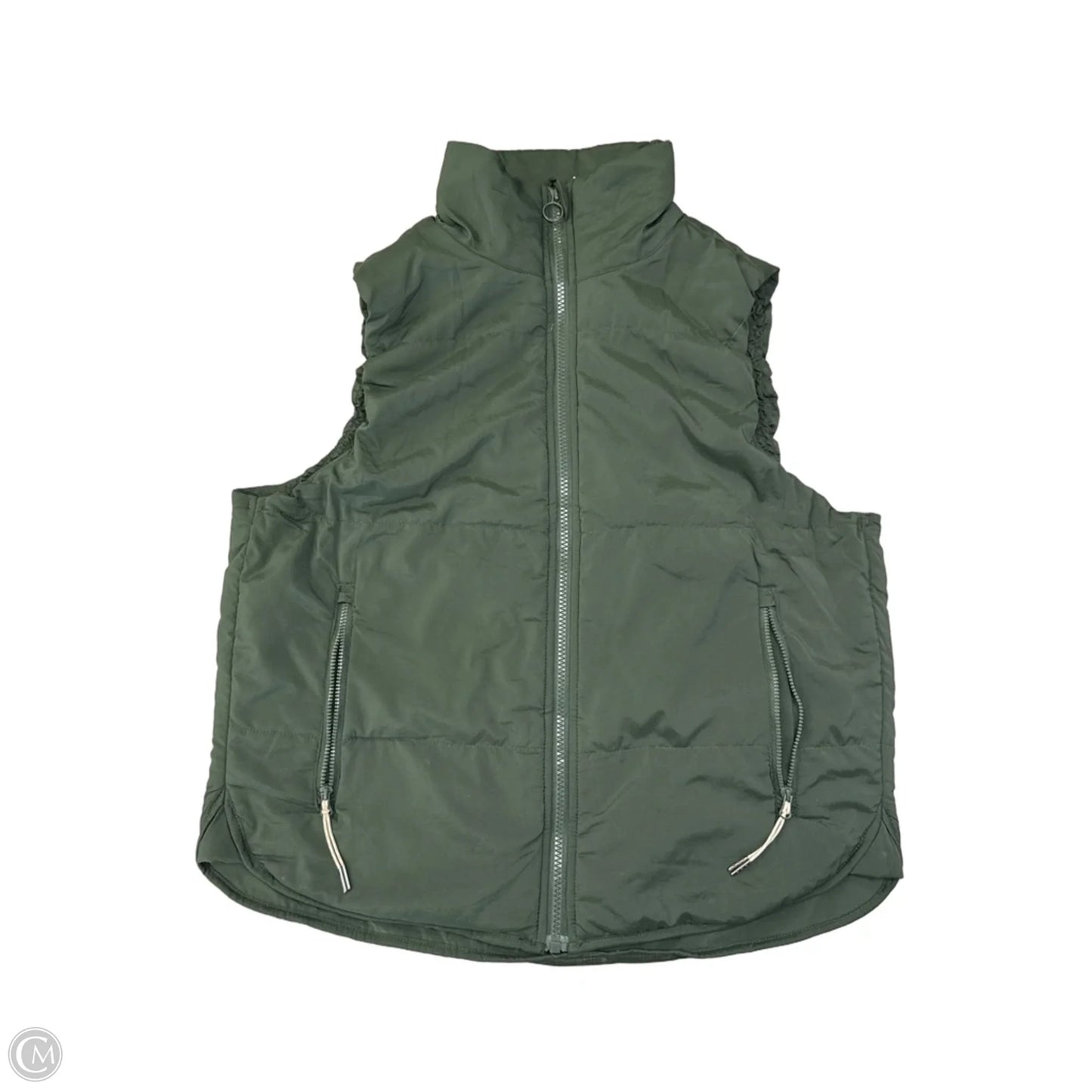 Vest Puffer & Quilted By 90 Degrees By Reflex In Green, Size: M