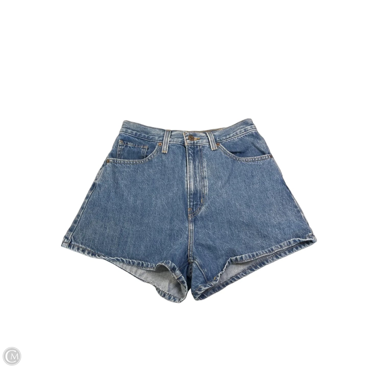 Shorts By Levis In Blue Denim, Size: S