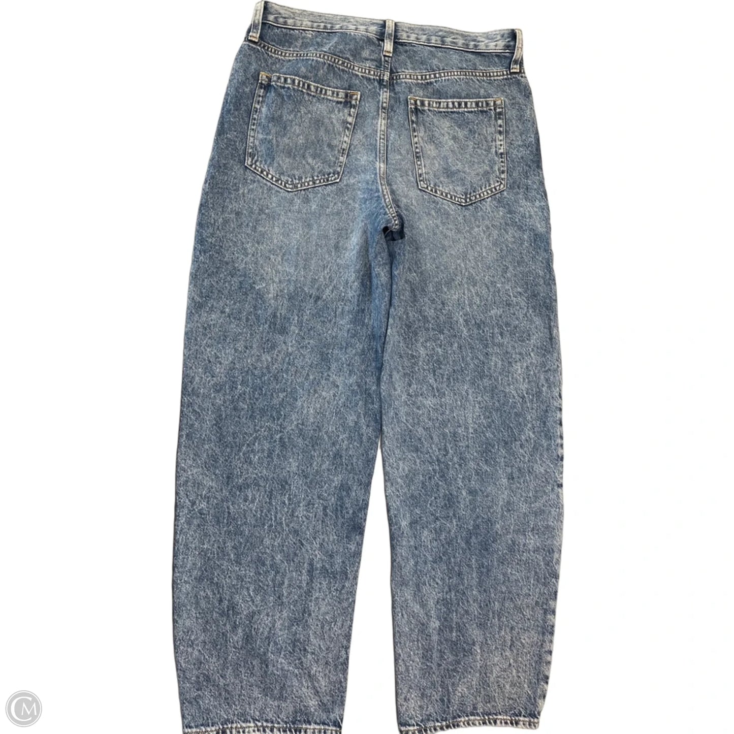 Jeans Wide Leg By Gap In Blue Denim, Size: 10