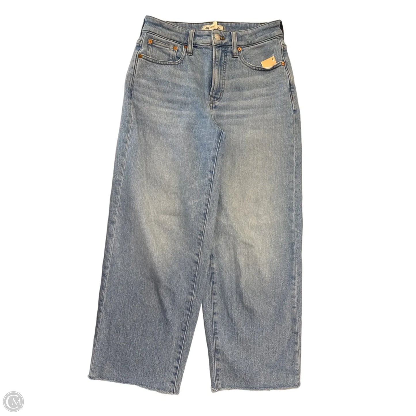 Jeans Wide Leg By Madewell In Blue Denim, Size: 2