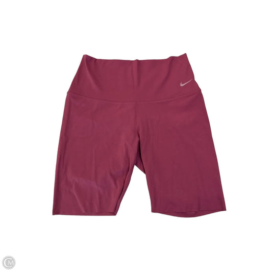 Athletic Shorts By Nike Apparel In Pink, Size: M