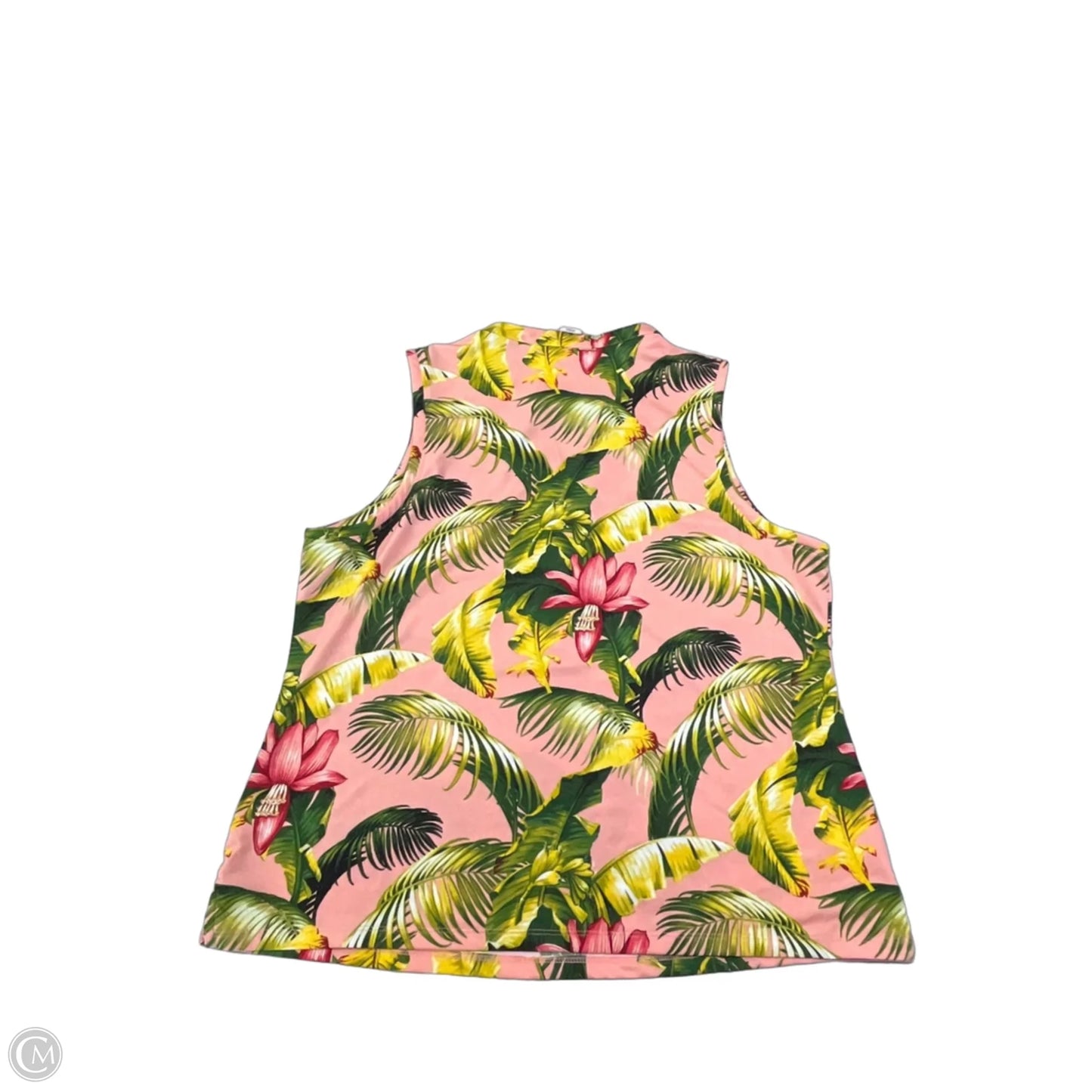 Athletic Tank Top By Tommy Bahama In Tropical Print, Size: Xl