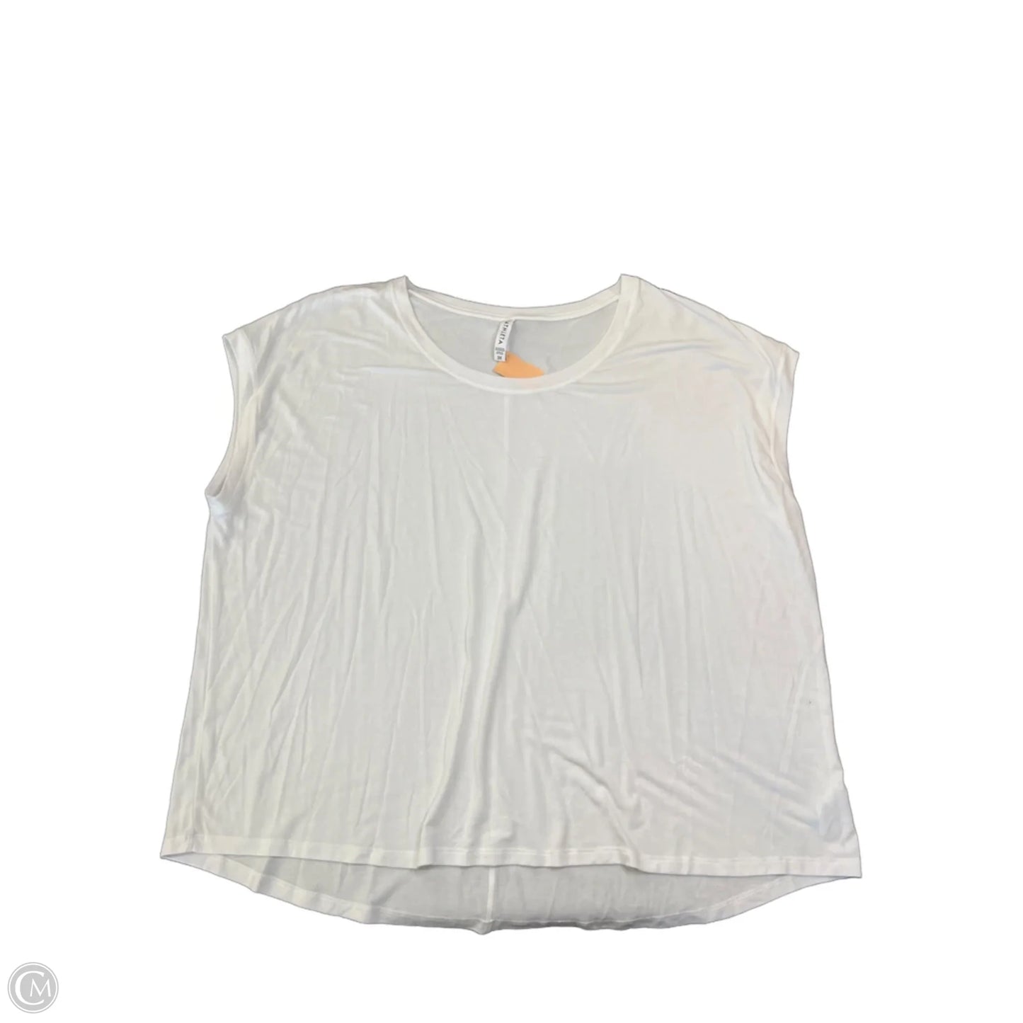 Top Sleeveless By Athleta In White, Size: 3x