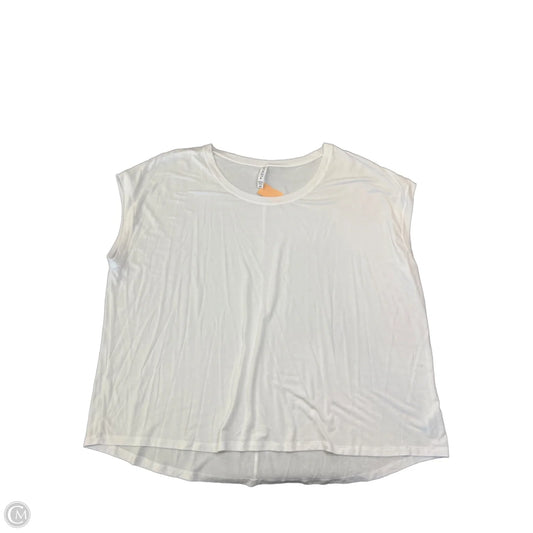Top Sleeveless By Athleta In White, Size: 3x