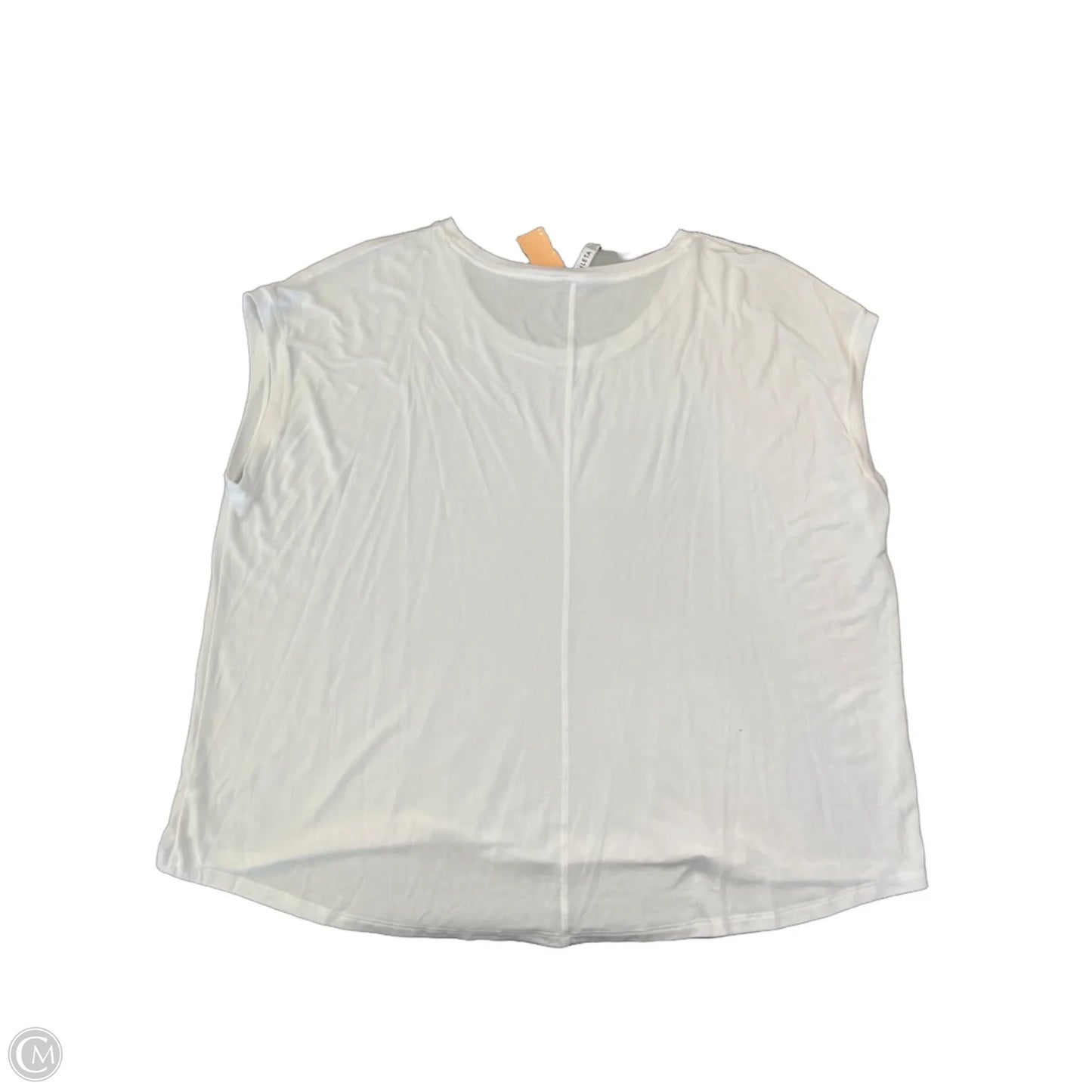 Top Sleeveless By Athleta In White, Size: 3x