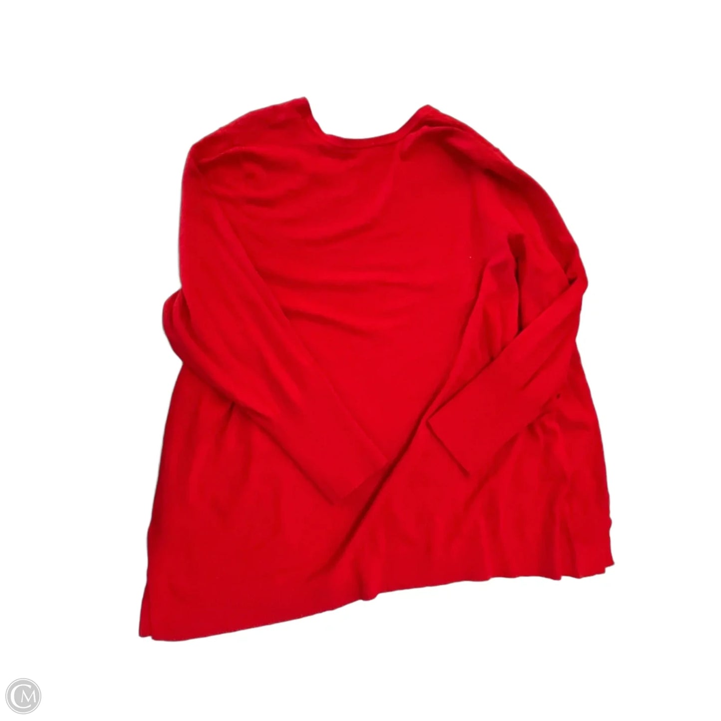 Top Long Sleeve By J. Jill In Red, Size: 4x