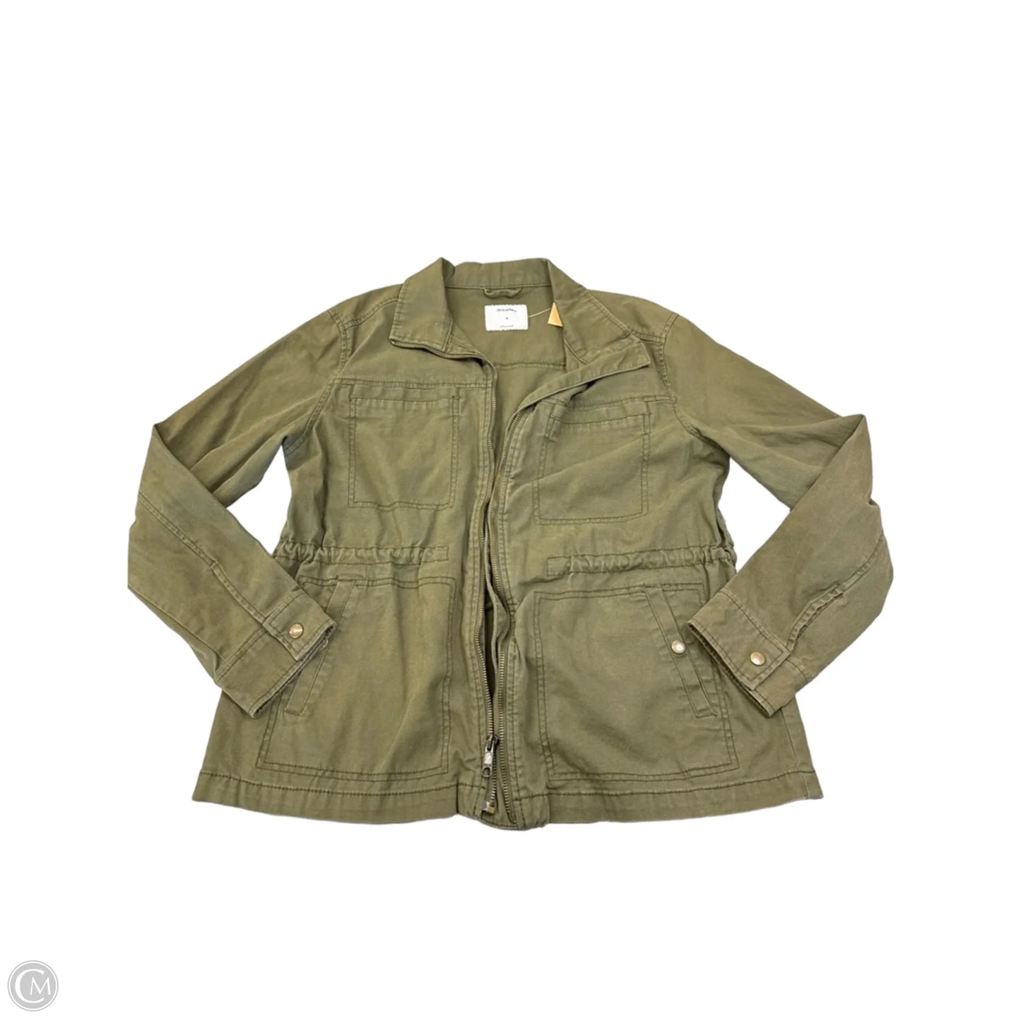 Jacket Moto By Old Navy In Green, Size: M