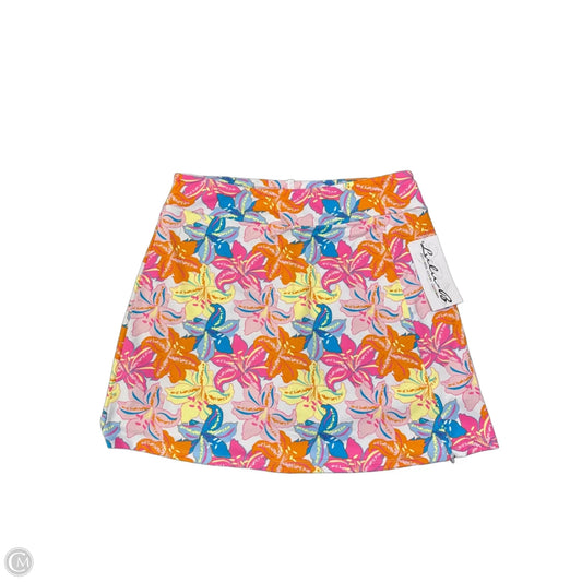 Athletic Skort By Lulu B In Tropical Print, Size: M