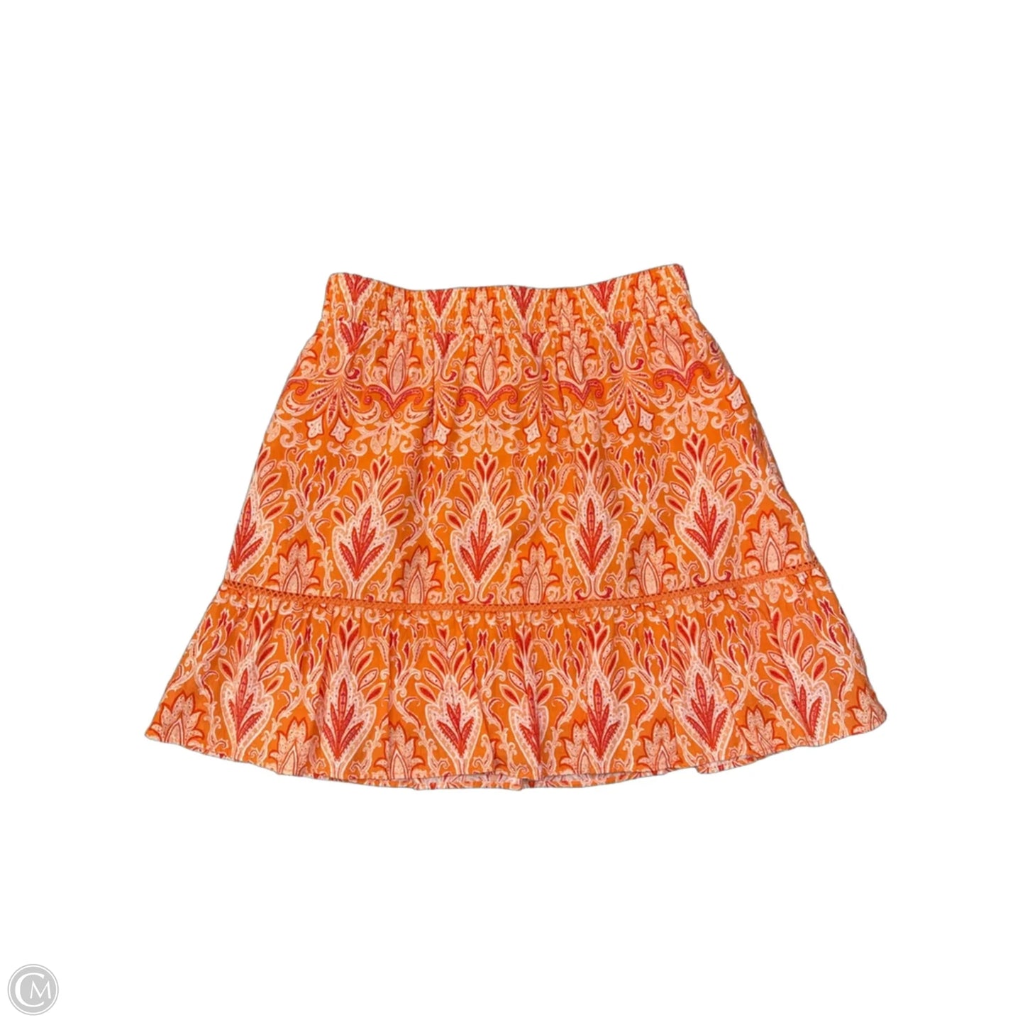 Skirt Mini & Short By Loft In Orange, Size: Mp