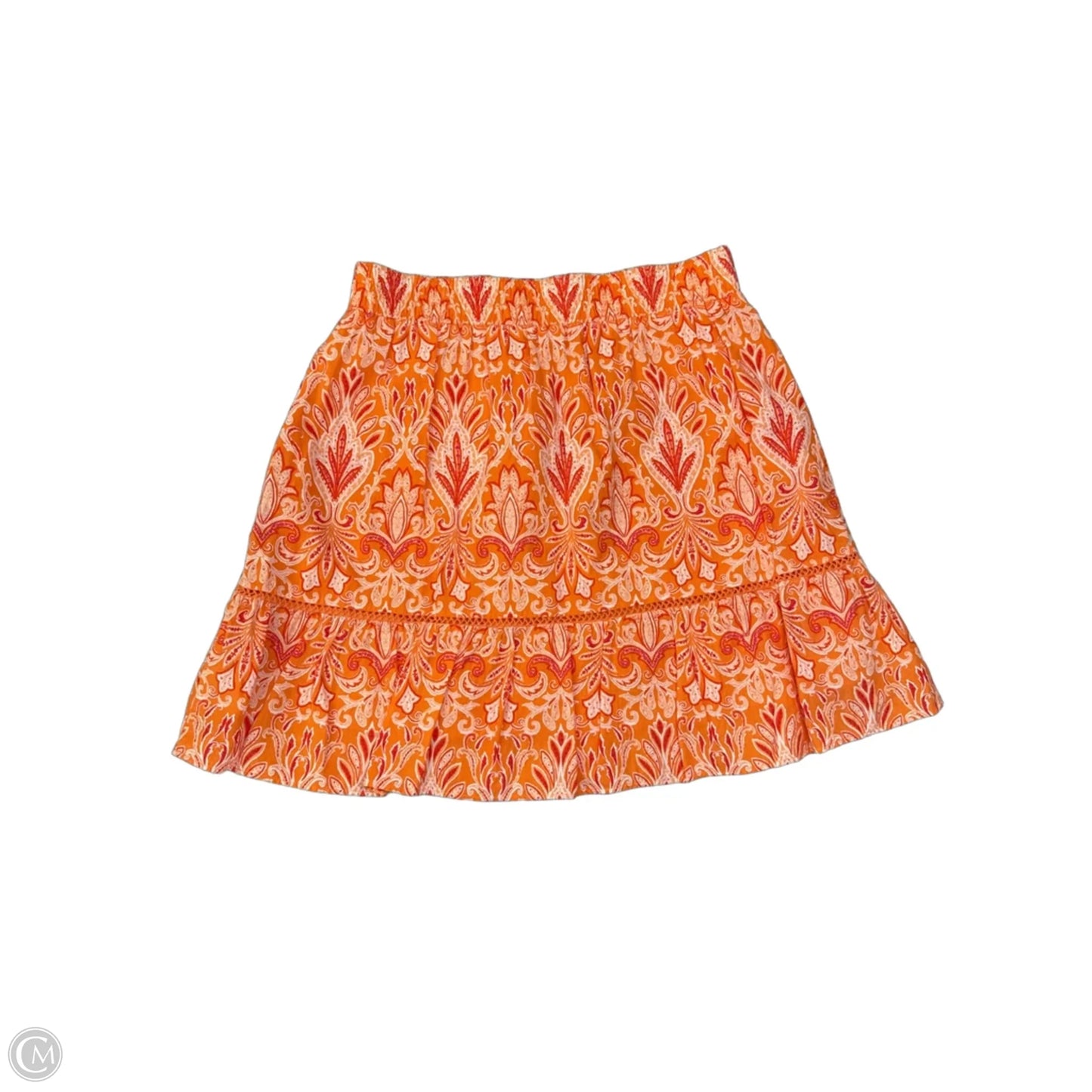 Skirt Mini & Short By Loft In Orange, Size: Mp