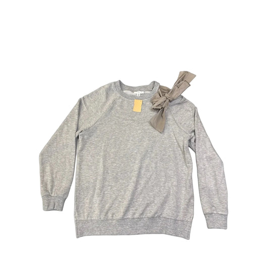 Top Long Sleeve By Cmb In Grey, Size: Xs