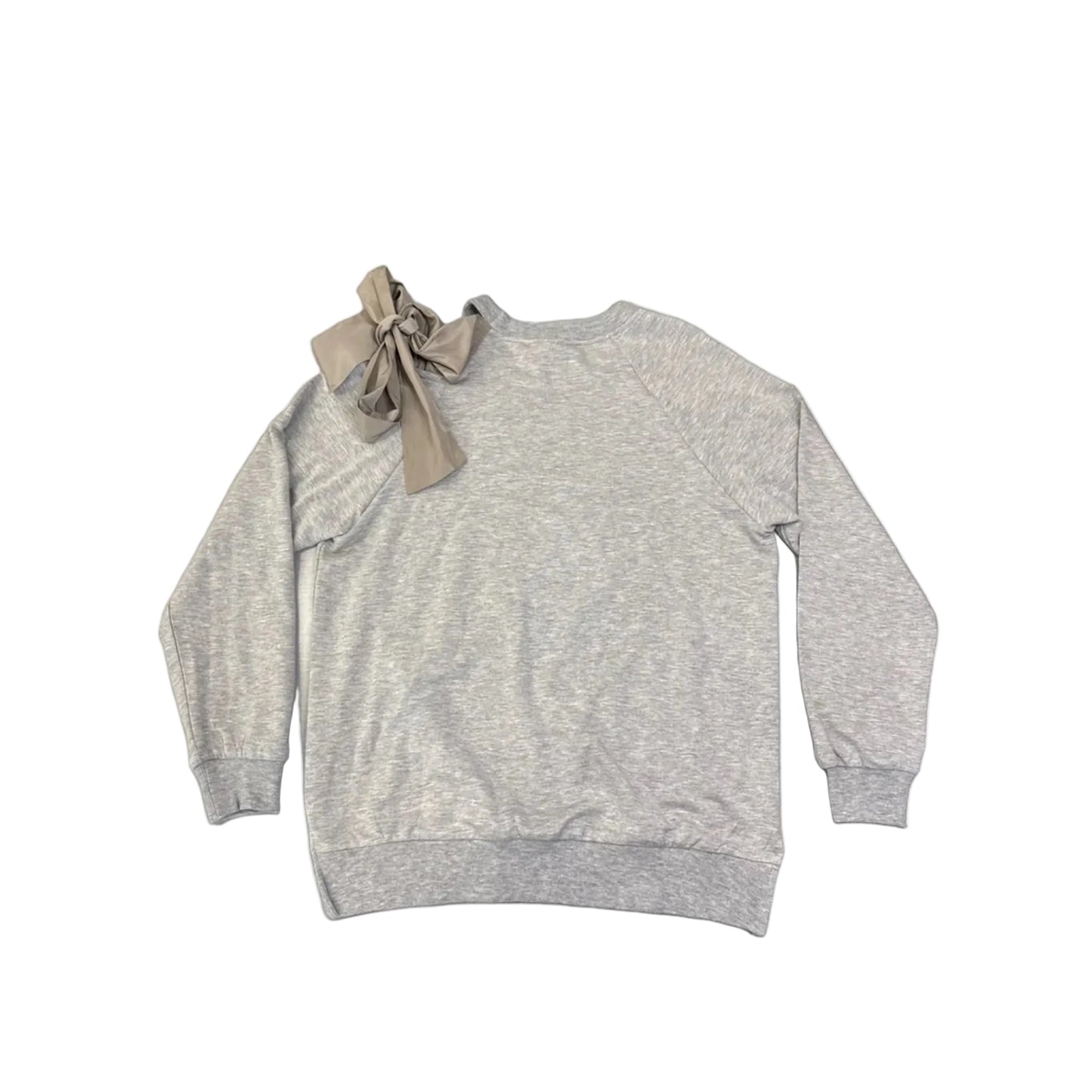 Top Long Sleeve By Cmb In Grey, Size: Xs