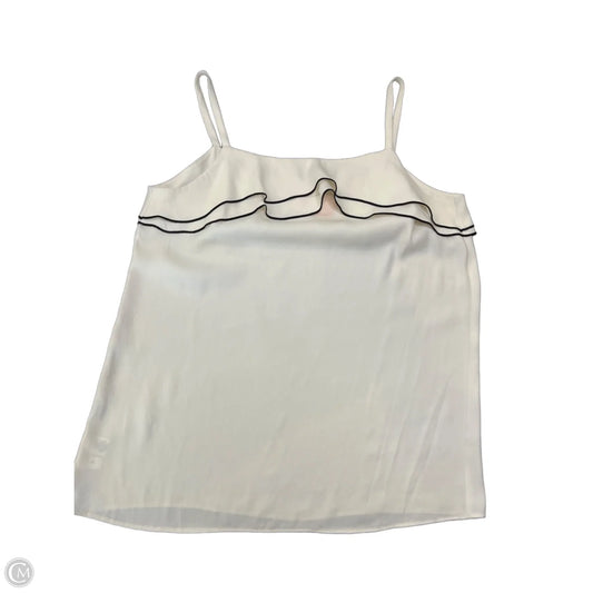Blouse Sleeveless By Loft In Ivory, Size: Xs