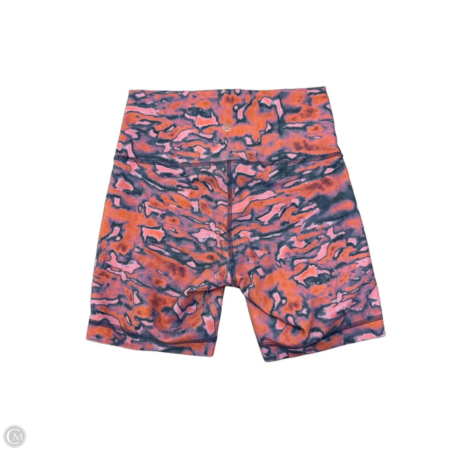 Athletic Shorts By Lululemon In Orange, Size: S