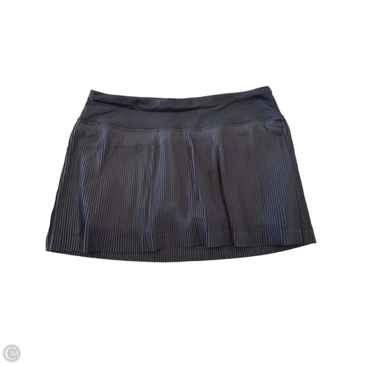 Athletic Skort By Lululemon In Black, Size: S