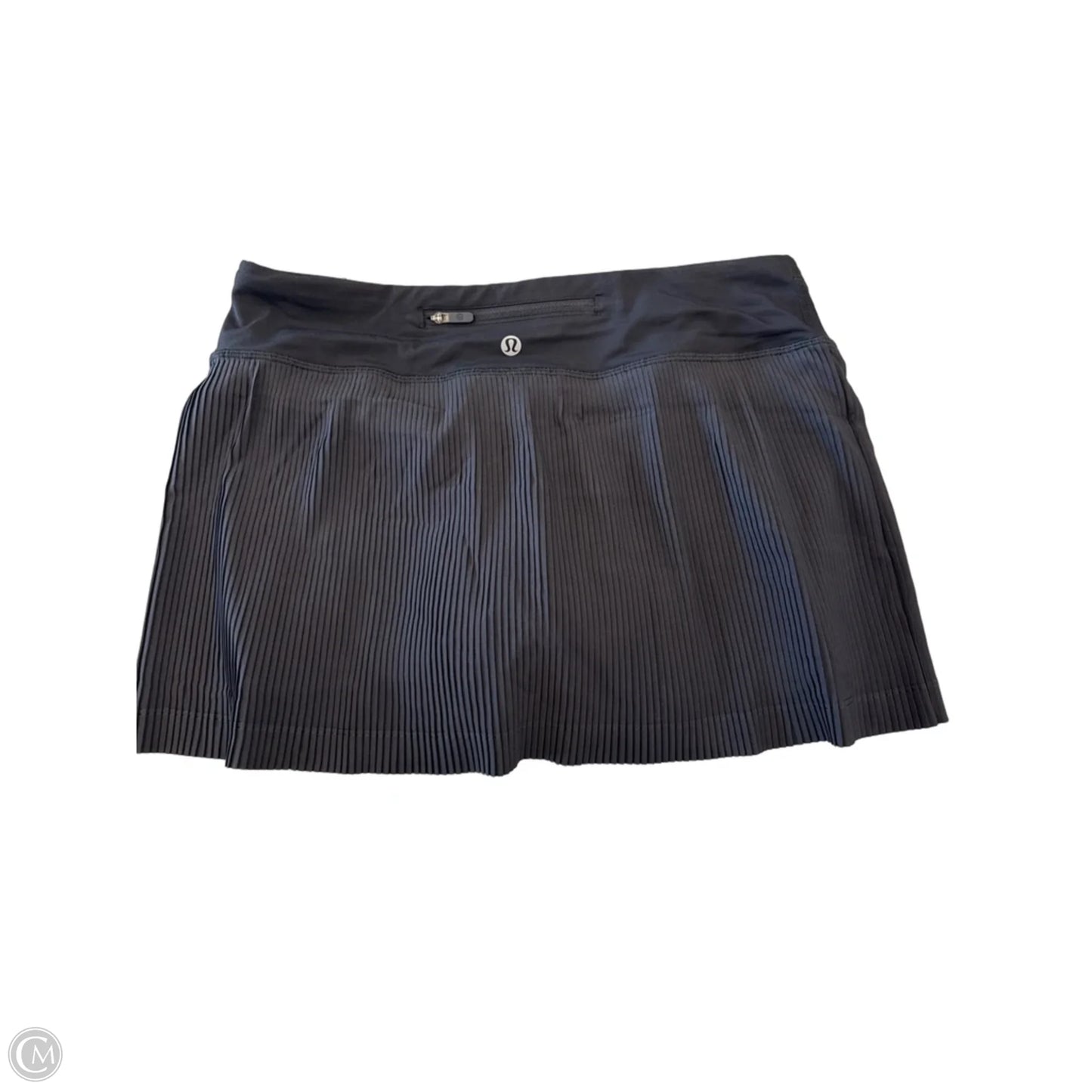 Athletic Skort By Lululemon In Black, Size: S