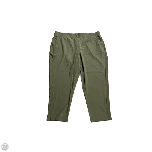 Athletic Pants By Rbx In Green, Size: 3x