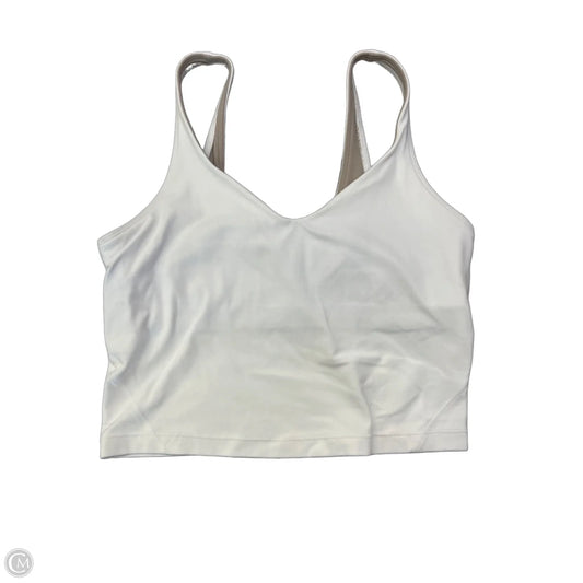 Athletic Bra By Lululemon In White, Size: S