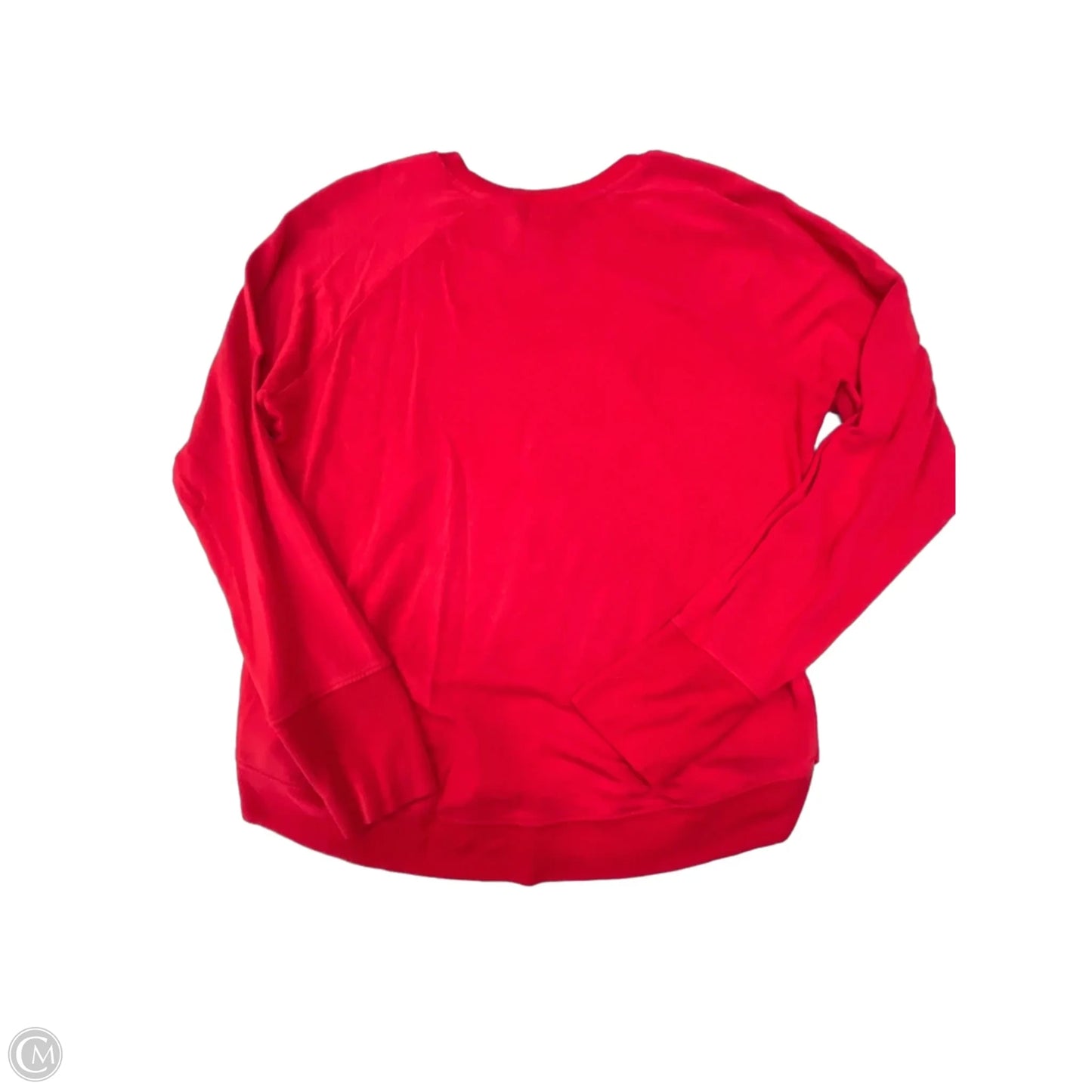 Top Long Sleeve By Athleta In Red, Size: S