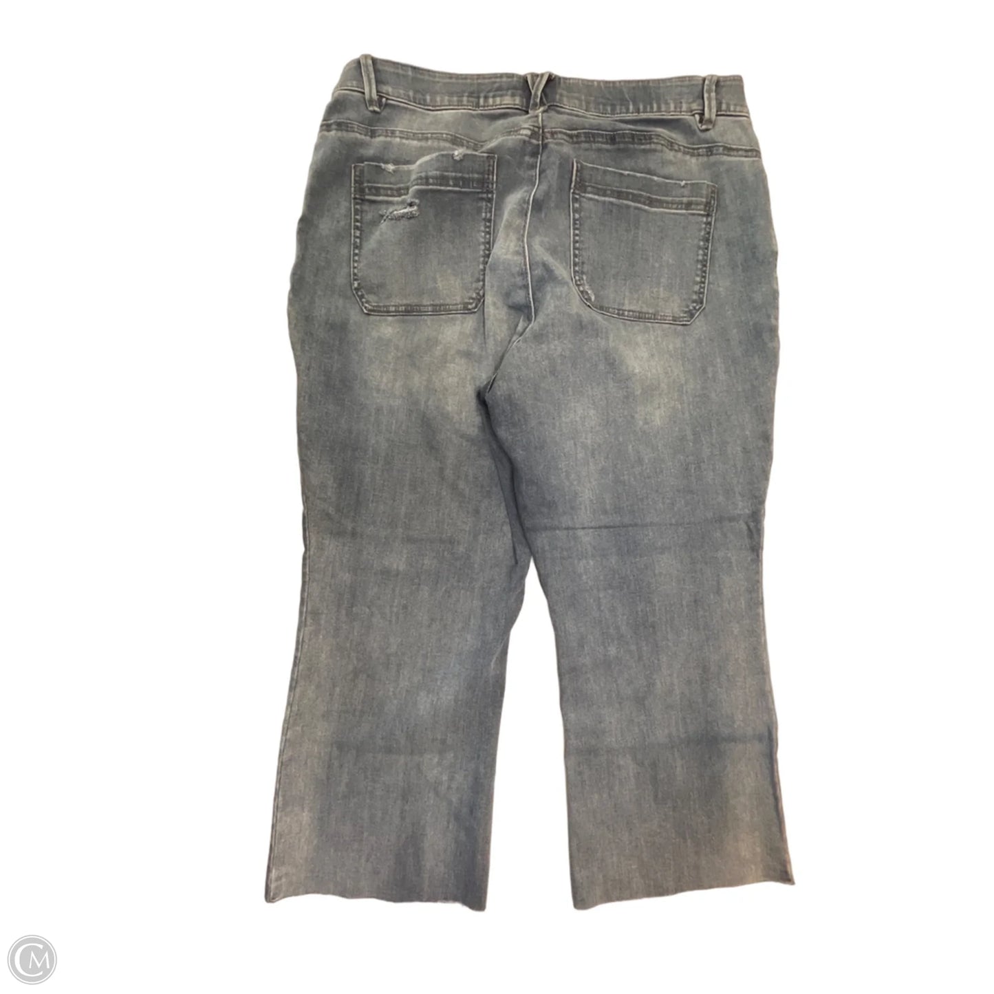 Jeans Cropped By Democracy In Blue Denim, Size: 16