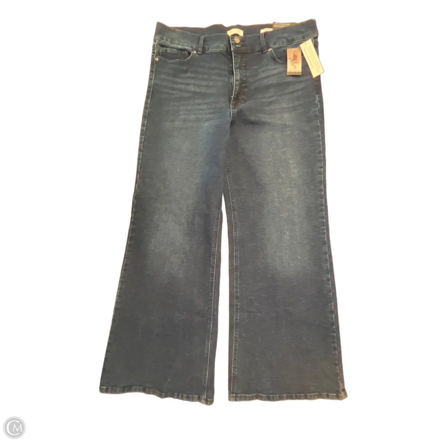 Jeans Wide Leg By Sofia By Sofia Vergara In Blue Denim, Size: 18