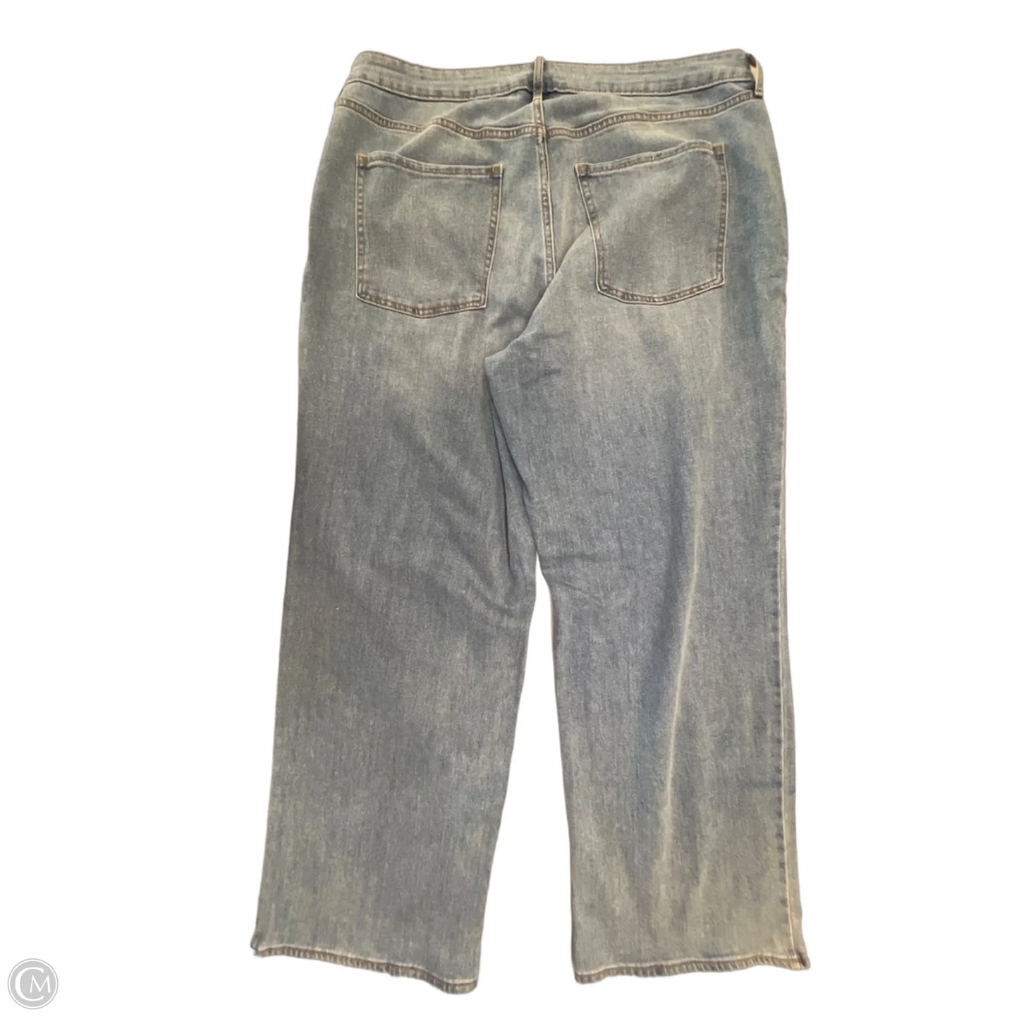 Jeans Wide Leg By Old Navy In Blue Denim, Size: 18