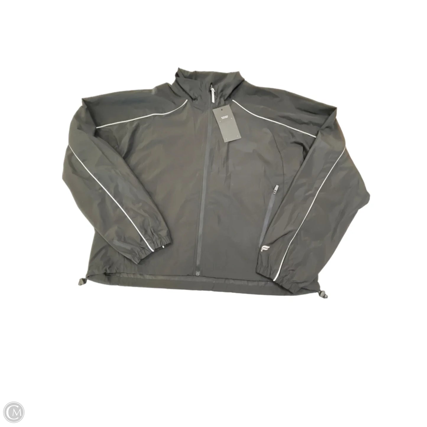 Athletic Jacket By Fabletics In Black, Size: S