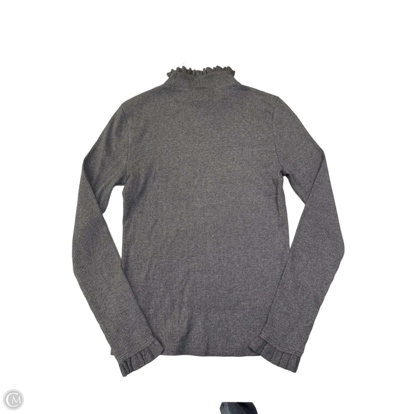Top Long Sleeve By J. Crew In Grey, Size: S