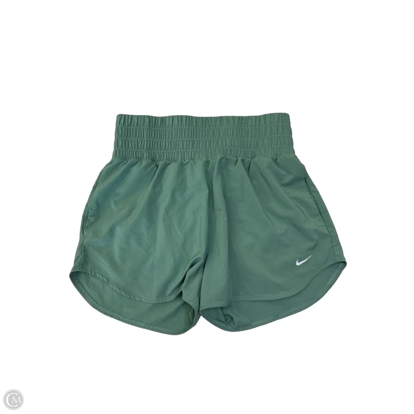 Athletic Shorts By Nike Apparel In Green, Size: L